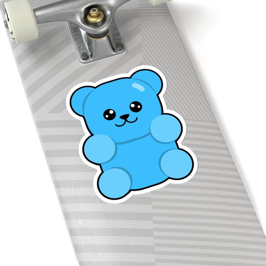 Blue Gummy Bear Sticker – Doodlecorn