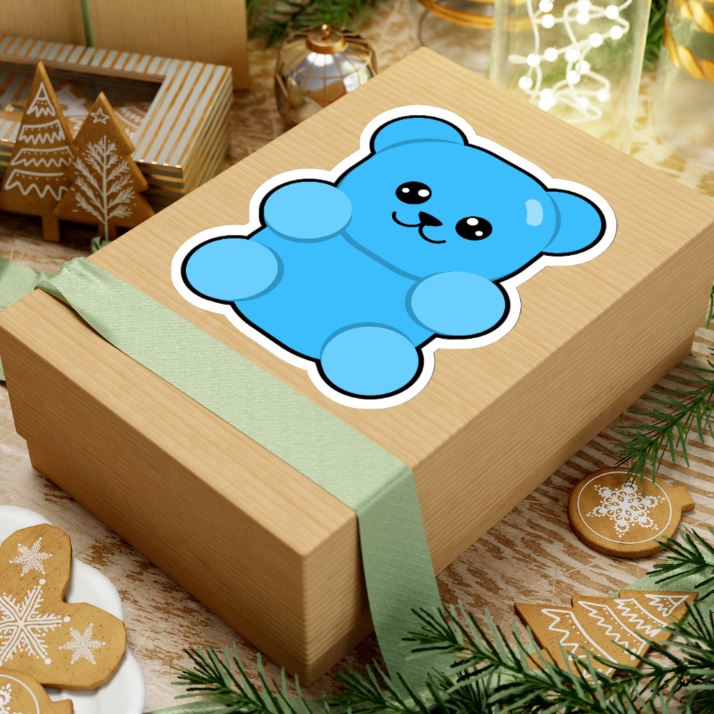 Blue Gummy Bear Sticker – Doodlecorn