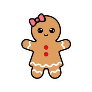 Gingerbread Woman Sticker