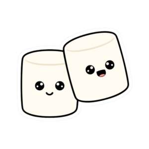 Marshmallow Sticker