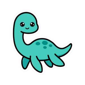 Plesiosaurus Dino Sticker
