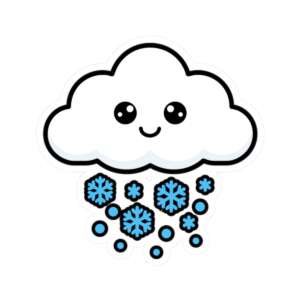 Snow Cloud Sticker
