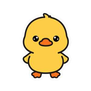 Duck Sticker