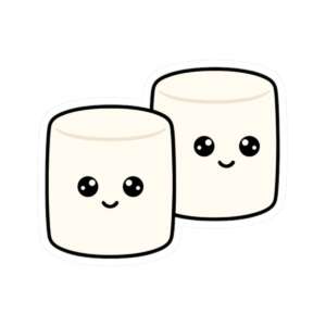 Marshmallow Sticker