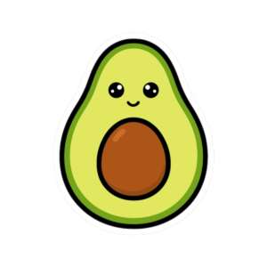 Avocado Sticker