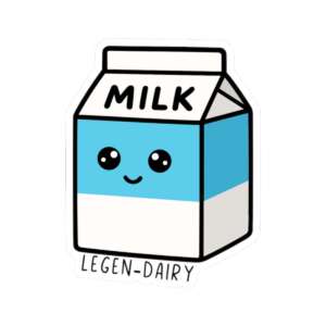 Legen-Dairy Milk Sticker