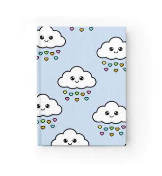 Love Rain Cloud Hardcover Journal