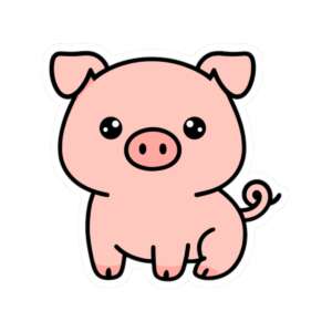 Pig Sticker
