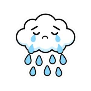 Rain Cloud Sticker