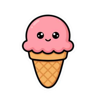 Ice Cream Sticker