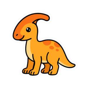 Parasaurolophus Dino Sticker