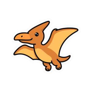 Pterodactyl Dino Sticker