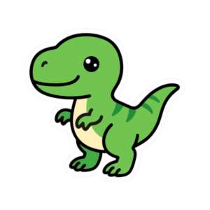 Velociraptor Dino Sticker