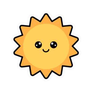 Sun Sticker