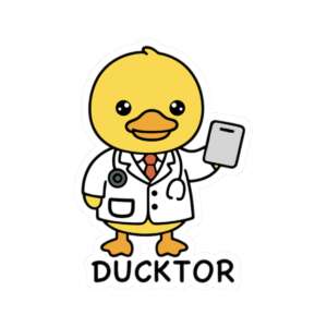 Duck-Tor Duck Doctor Sticker