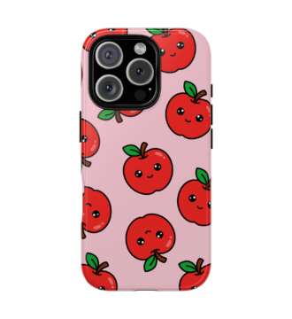 Red Apple Pattern Phone Case