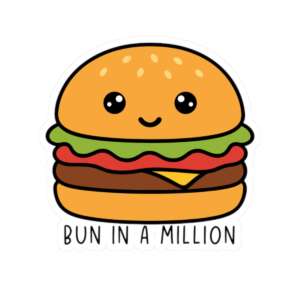 Bun in a Million Hamburger Sticker