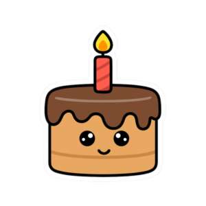 Chocolate Cake Sticker