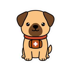 Saint Bernard Dog Sticker