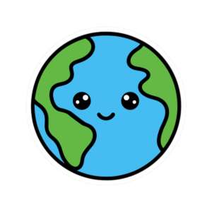 Earth Planet Sticker