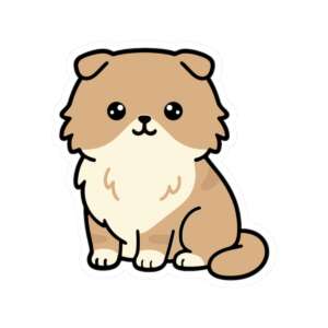 Scottish Fold Cat Sticker