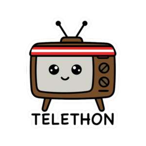 Telethon Television Sticker