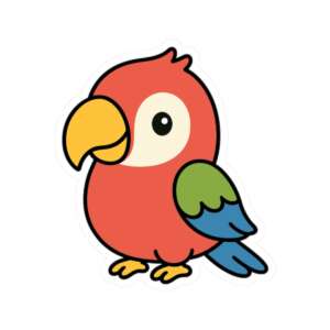 Macaw Sticker