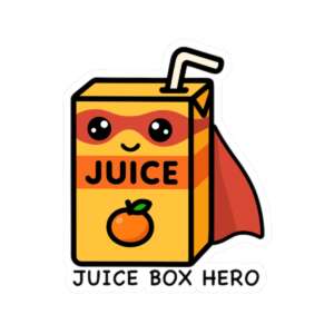 Juice Box Hero Sticker