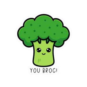You Broc Broccoli Sticker