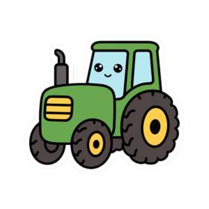 Farm Tractor Sticker