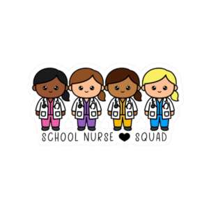 School Nurse Squad Sticker