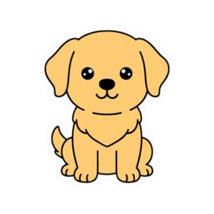 Golden Retriever Dog Sticker