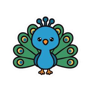 Peacock Sticker