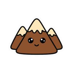 Mountain Range Sticker