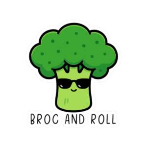 Broc & Roll Broccoli Sticker