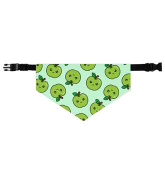 Green Apple Pet Bandana Collar