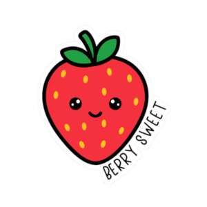 Berry Sweet Strawberry Sticker