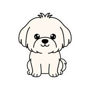 Maltese Dog Sticker