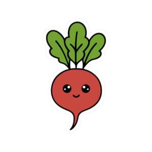 Radish Sticker