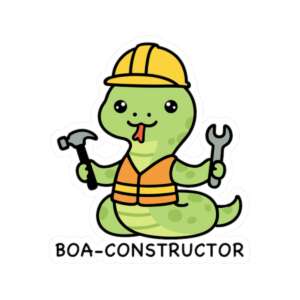 Boa-Constructor Snake Sticker