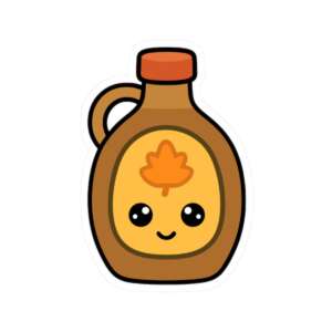 Maple Syrup Sticker