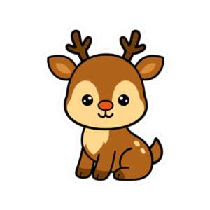 Reindeer Sticker