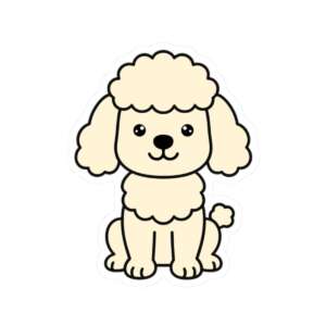 Poodle Dog Sticker