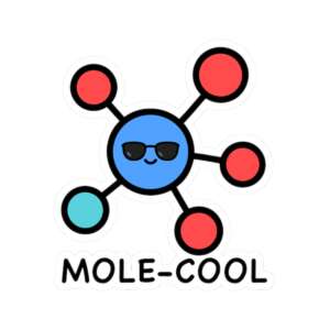 Mole-Cool Molecule Sticker