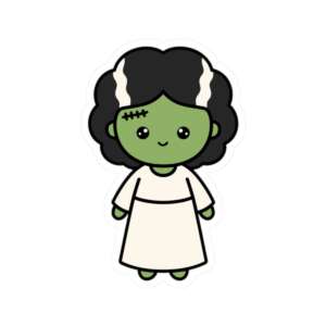 Bride of Frankenstein Girl Sticker