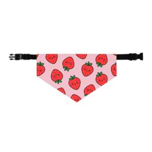 Strawberry Pet Bandana Collar