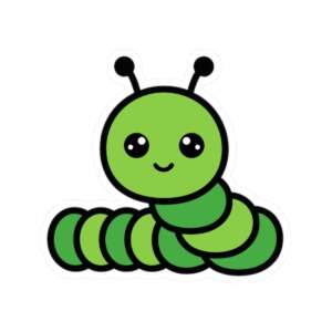 Caterpillar Sticker