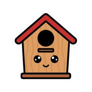 Birdhouse Sticker