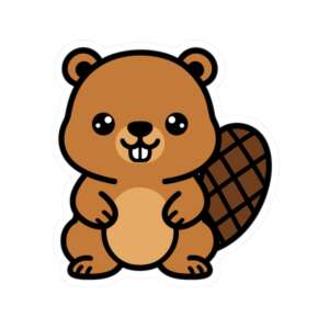 Beaver Sticker