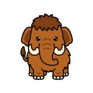 Woolly Mammoth Sticker